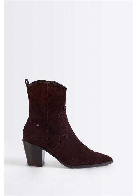 Vanessa Bruno Calf Leather Santiag Ankle Boots Ebony Women's Vanessa Bruno |  | 5HVF27-V31623126